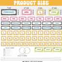 2 x Flip Calendar for Classroom 2026-2028, 53 Date Cards, 15.7x27.6