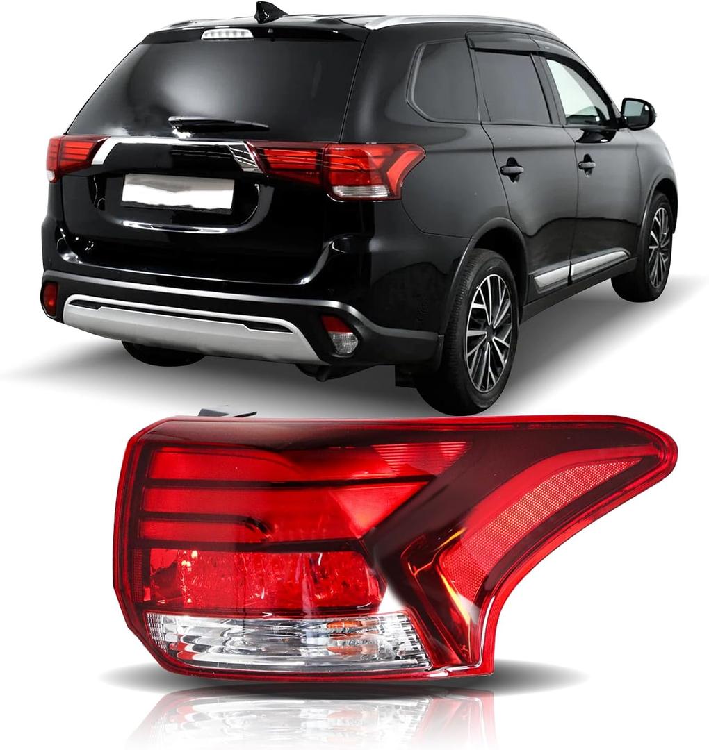 WFLNHB Right Side Outer Tail Light Assembly Replacement for Mitsubishi Outlander 2016-2021 Passenger Side Rear Tail Light Lamp 8330B178 MI2805108