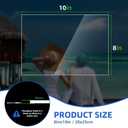 (10 Pack) 8" x 10" Plexiglass Sheets 1/4 inch Thick (6mm), Clear Acrylic Sheets Panel Cut to Size Plexiglass Acrylic Board, Cut with Engraver, Power Saw or Hand Tools, No Laser Cut