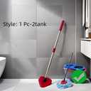 4 x Scrub Brush Head for O Cedar, 1 PC Cedar Spin Mop Scrubber Replace Head 2-Tank, Ocedar Scrubbing Brush Mop, O'cedar Replacement Attachment for Bathroom and Kitchen