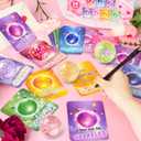 28 Pack Valentines Day Gifts for Kids, 28Pcs Valentines Stretchy Ball with 28Pcs Cards, Classroom Exchange Prizes & Party Favors, Kids Valentines Day Cards, Ideal Valentine Gifts for Boys Girls