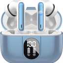 Csasan Ai Translation Earbuds Real Time,3-in-1 Buletooth 5.3 Translator Earbuds with 6 Translation Modes/164 Languages,No Subscription Required Translatior Headphones, Blue