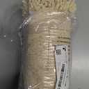 OLANLY Dog Door Mat for Muddy Paws 34x21, Absorbs Moisture and Dirt, Absorbent Non-Slip Washable Doormat, Quick Dry Chenille Mud Mat for Dogs, Entry Indoor Entryway Carpet for Inside Floor, Beige