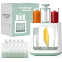 Momcozy Squeeze Station,Baby Food Maker,Pouch Filler for Homemade Baby Puree, BPA-Free, Dishwasher Safe, with Reusable Baby Food Pouches for Babies & Toddlers Momcozy 