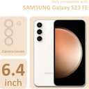 2 x Clear Halloween Phone Case for Samsung S23 FE,Pumpkin Bow Pattern Cover Soft Bumper Protective Cute Boys Girls Phone Case for Samsung S23 FE-Pumpkin Bow