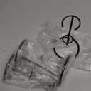 4 Pcs Crystal Wand Stand, 4" L x 4" W x 5.12" H in Mineral Display Stand, Small Iron Crystal Stands for Display (Black, Large)