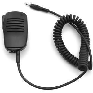 Handheld Microphone for Garmin Radio Rino 110 120 130 520HCX 530HCX 610 650 655T 700T 750 755T Walkie Talkie Shoulder Lapel Speaker Mic with PTT Swivel Back Clip (Straight 1-pin)