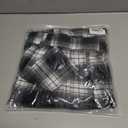 GRAJTCIN Scottish Tartan Kilt for Men Traditional Highland Utility Kilts (Black, XL)