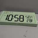 CYMHCHL Large Digital Wall Clock 17.2" Bluetooth Auto Time Sync Led Digital Clock Large Display 11 RGB Colors Auto-Dimming/DST Big Timer with Remote Control for Living Room Classroom Decor Garage Gym