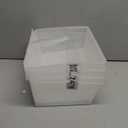 Slatwall Bins 4 Pcs Large Slatwall Organizer for Garage Plastic Slatwall Storage Bins for Storing Garage Accessories Multiple Stackable Slat Wall Tool Organizer for Workshops, Shopping Malls (Clear)