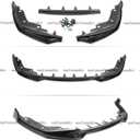 Front Lip Compatible with BMW G20 330e 330i M340i M-Sport 3-Series 2019-2022, MP Style Bumper Air Dam Lower Chin Spoiler Splitter, Protection Body (Carbon Fiber Pattern)