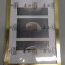 8x12 Picture Frame Gold Shiny Brushed Aluminum Metal 8 x 12 Gold Frame with Mat for 6x8 and Shatterproof Plexiglass Photo Frame for Art Gallery Wall Decor