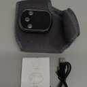 Foot Renew Triple Method Massager - Cordless Heated Foot Massager with 5 Heat & 3 Vibration for Pain Relief & Relaxation, Portable for Home, Office, Travel - Ideal Gift (One Size, Gray)