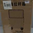 Hard Shell Luggage 20 Inch Travel Suitcase, 22x14x9 Airline Approved with TSA Lock, ABS Aluminum Frame, Lightweight Travel Luggage 20'' 24'' 26'' Carry-on Luggage (Upgraded Grey, 20 Inch)