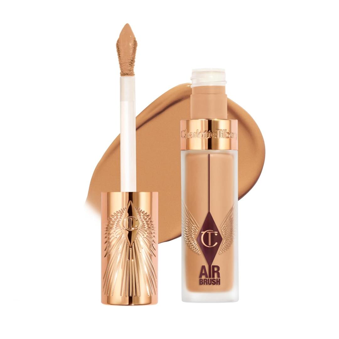 Charlotte Tilbury AIRbrush Flawless Blur Concealer - Longwear Concealer for Dark Circles, Blemishes, Redness & More - Hydrating, Crease-Proof & Full Coverage with a Natural Matte Finish