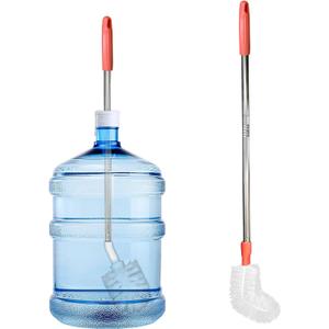 2-Pack Bucket Brush, Kettle Brush, Cleaning Extra Long Bottles, Gallon Jug Cleaner, Water Bottle Cleaner, Stainless SteelMulti-Scenario