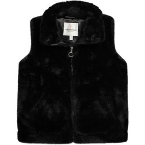 URBAN REPUBLIC Girls Faux Fur Vest - Lightweight Sleeveless Sherpa Fleece Vest Plush Fur Coat Cute Clothes for Girls, Size 3T