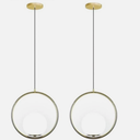NeatFi Pendant Light Set of 2 Gold