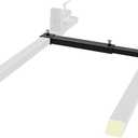 Clamp On Pallet Forks Adjustable Stabilizer Bar, Fits Forks Up to 3"W x 2" H, 13"-23"W Adjustable Length