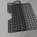 AWOKE Sink Protectors for Kitchen Sink - 26"x 14" Sink Mat - Heat-resistant Easy-clean Silicone Sink Mat - for Protection of Stainless Steel Sink - with Center Drain (Grey),Kitchen Sink Accessories