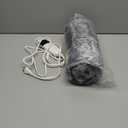 Electric Heated Blanket Throw 50''x60''Size Faux Fur Heating Blanket 10 Heating Settings, 1-8h Timer & Overheat Protection, Machine Washable, Soft Flannel and Sherpa Full Body Warmth