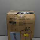 Canister Filter, External Aquarium Filter Ultra-Quiet Water Circulation Cleaning Machine with Media for Fish Tanks and Aquariums (Large, Black)