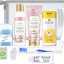 Convenience Kits International Womens Deluxe Kit 10 PC Kit Featuring: Sulfate Free Hair, Face & Body, Oral Care, Travel-Size Travel Essentials