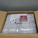 Vintage Living Room Area Rug - 8x10 Large Machine Washable Boho Moroccan Distressed Farmhouse Rugs for Bedroom - Soft Non-Slip Indoor Floor Accent Rugs for Office Dining Room (Grey, 8'x10')