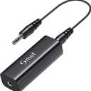 Smof Upgraded Ground Loop Noise Isolator, Noise Filter for Car Audio/Home Stereo System (Eliminate The Buzzing Noise Completely) with 3.5mm Audio Cable, Black