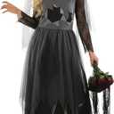 fun shack Adult Corpse Bride Costume Zombie, Halloween Costumes For Women, womens zombie costume, Dead Bride outfit (3X-Large)