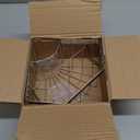 GLEAVI Kitchen Sink Sponge Holder Dish Drying Rack Sink Corner Organizer Tidy Drainer Stainless Steel Sponge and Dish Rag Holder