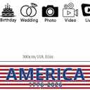 250 Anniversary Flag - 3 Layers Patriotic Flags - 4th of July Decorations Independence Day 250th Anniversary Flag for Indoor Outdoor (I)