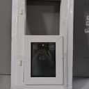 Vinyl Basement Window, Bathroom Sliding Window 32" x 16" White
