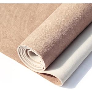 Suede Auto Headliner Fabric 36" L  60" W with Foam Backing - Beige Interior Replacement Material for Car/Truck/SUV/RV Roof, Tube Packaging - Home Repair/DIY Headliner Material