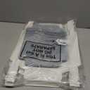 Karenhi 48 Pcs Clear Cookie Boxes with Full Window 9.5 x 5.9 x 1.3 in Bakery Treat Boxes Macaron Chocolate Donuts Pastry Clear Lids Packing Cotainer for Graduation Wedding Grad Party(White)