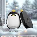 Gaiatop Magnetic Hand Warmers Rechargeable 2 Pack, 3 Settings Cute Pocket Penguin, Fast Hot Hands Reusable Portable Electric Heater for Camping Hunting Golf, Stocking Stuffers Gifts for Women Men