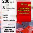 200 Life Story Interview Kit Cards-Guided Voice Journal and Memory Keepsake Gift Box for Parents and Grandparents-Get to Know Their Unique Life Story with 200 Curated Questiones