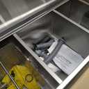 BEAMNOVA Commercial Grease Trap 25lbs Stainless Steel Interceptor, Side Inlet for Restaurant Home Kitchen Tools