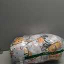 QOOMO Kawaii Cat Comforter Twin Size,Cats Bedding Set for Kids Teens Girls Boys,3Pcs Bedding Set Printed Comforter with 2 Pillowcases,Down Alternative,Soft and LightweightTwin Size