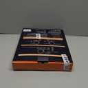 5000mAh Rechargeable Wall Mounted Lighted Makeup Vanity Mirror, Double Sided 1X 30X Magnifying Bathroom Mirror, 3 Color Lighting, Touch Screen Dimming, Extended Arm 360 Rotation Shaving Mirror (Brush Nickel)