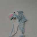 DolliBu Happy Mother's Day Super Soft Blue Dolphin Plush Hat - Cute Stuffed Animal with Pink Heart Message for Best Mommy, Grandma, Wife, Daughter - 19" Inches
