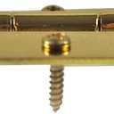 Renovators Supply Manufacturing 3 In Brass H Cabinet Hinge 1/4 In Offset With Hardware Rust Resistant Brass Flush Mount Hinge For Kitchen Cabinets Pack Of 2