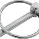 ALL18506-4 Allstar Performance Replacement Hood Pin Clips 1/4" Steel Chrome Set of 4