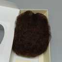Afro Ponytail Small Afro Hair For Black Women 4Inch Dark Brown Afro Puff Drawstring Ponytail Human Hair 1 PIECES For Children Authentic And Stylish Hairpiece, Afro Curly Puff Style (Brown)