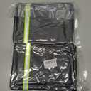 Outdoor Faucet Covers for Winter, Pro 9.8" H x 7.1" W Outside Faucet Cover Freeze Protection, Upgraded Reusable Spigot Covers Winter Insulated for Outside Faucet with Reflective Strip, 6 Pack Black