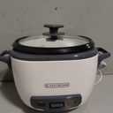 BLACK+DECKER 16-Cup Rice Cooker, RC516, 8-Cup Uncooked Rice, Steaming Basket, Removable Non-Stick Bowl, One Touch