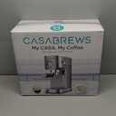 CASABREWS CM5418 Espresso Machine 20 Bar, Compact Espresso Maker with Steam Milk Frother, Stainless Steel Coffee Machine with 34oz Removable Water Tank for Cappuccino, Gift for Women or Men, Silver