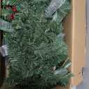 Christmas Garlands, Christmas Decorations, 9FT Pre-Decorated Winter Xmas Garland, Artificial Holiday Decor Faux Greenery for Mantle, Fireplace, Stair, Door, Indoor Outdoor with Pinecones, Red Berries