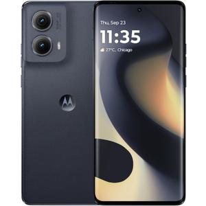 Motorola Edge | 2024 | Unlocked for T-Mobile, Verizon, Global | Made for US 8/256GB | 50MP Camera | Midnight Blue 