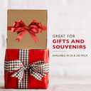 Fit Meal Prep 25 Pack Kraft Bakery Boxes, 6 x 6 x 3 Inches Brown Pastry Boxes, Cardboard Treat Boxes Pie Boxes Cookie Boxes Dessert Boxes for Cupcakes, Chocolates, Donuts, Macarons